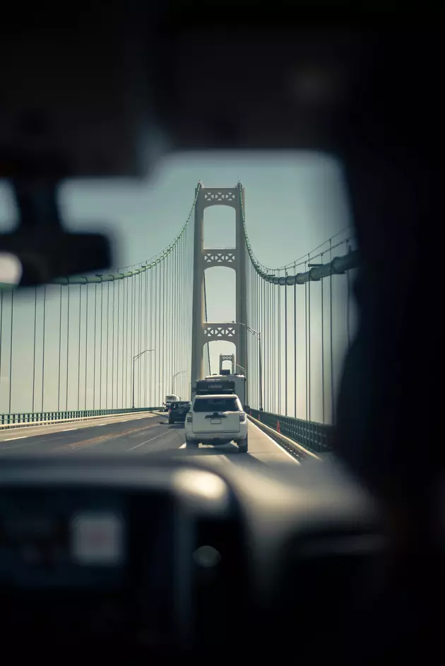Driving the Mackinac Bridge